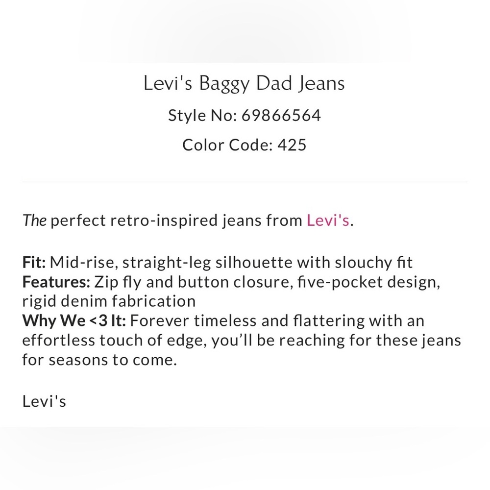 Levi’s baggy dad jeans - Picture 6 of 13